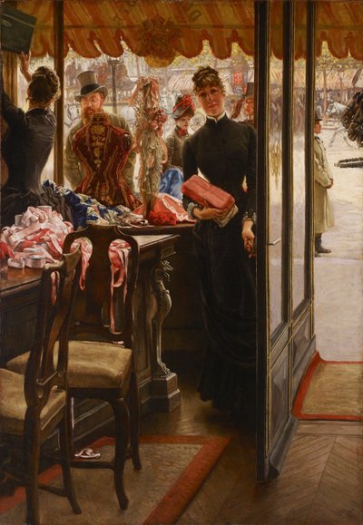 The Shop Girl by James Jacques Joseph Tissot